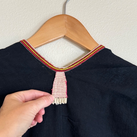 Antique Indigo Hand Sewn Tribal Jacket XS Excellent Condition Ethnic Asian - Picture 8 of 10